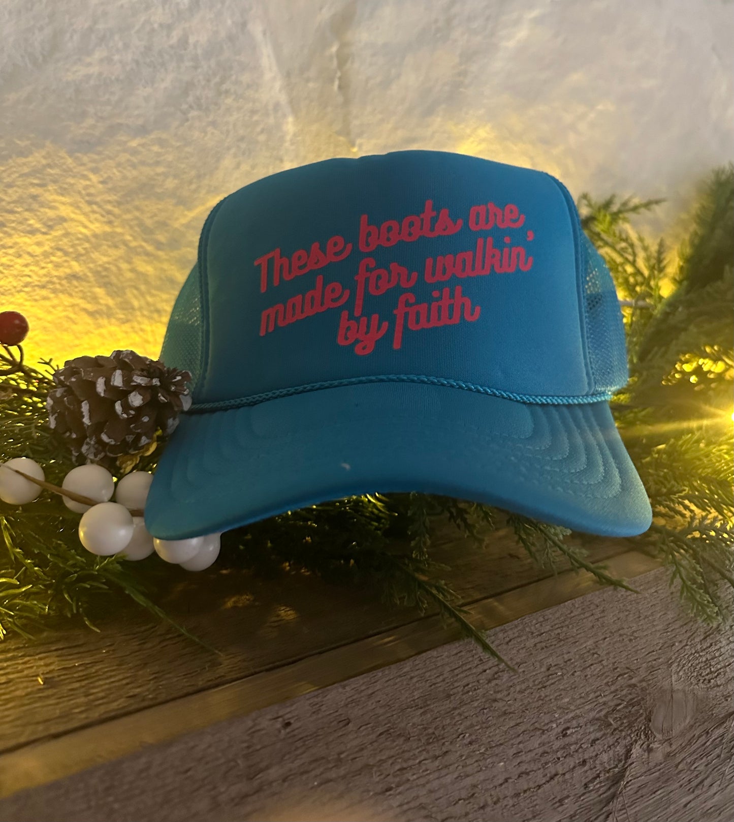 Walking by Faith Trucker Hat